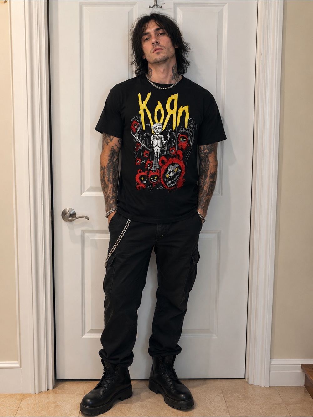 Euc Korn Pagan Ceremony Graphic Tee - Size Small - Munk One Art